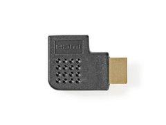 Adaptor HDMI - HDMI mama cotit stanga negru, Nedis